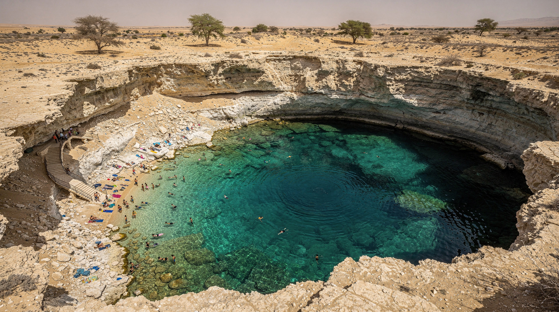 Bimmah Sinkhole Guide: Oman's Natural Swimming Crater